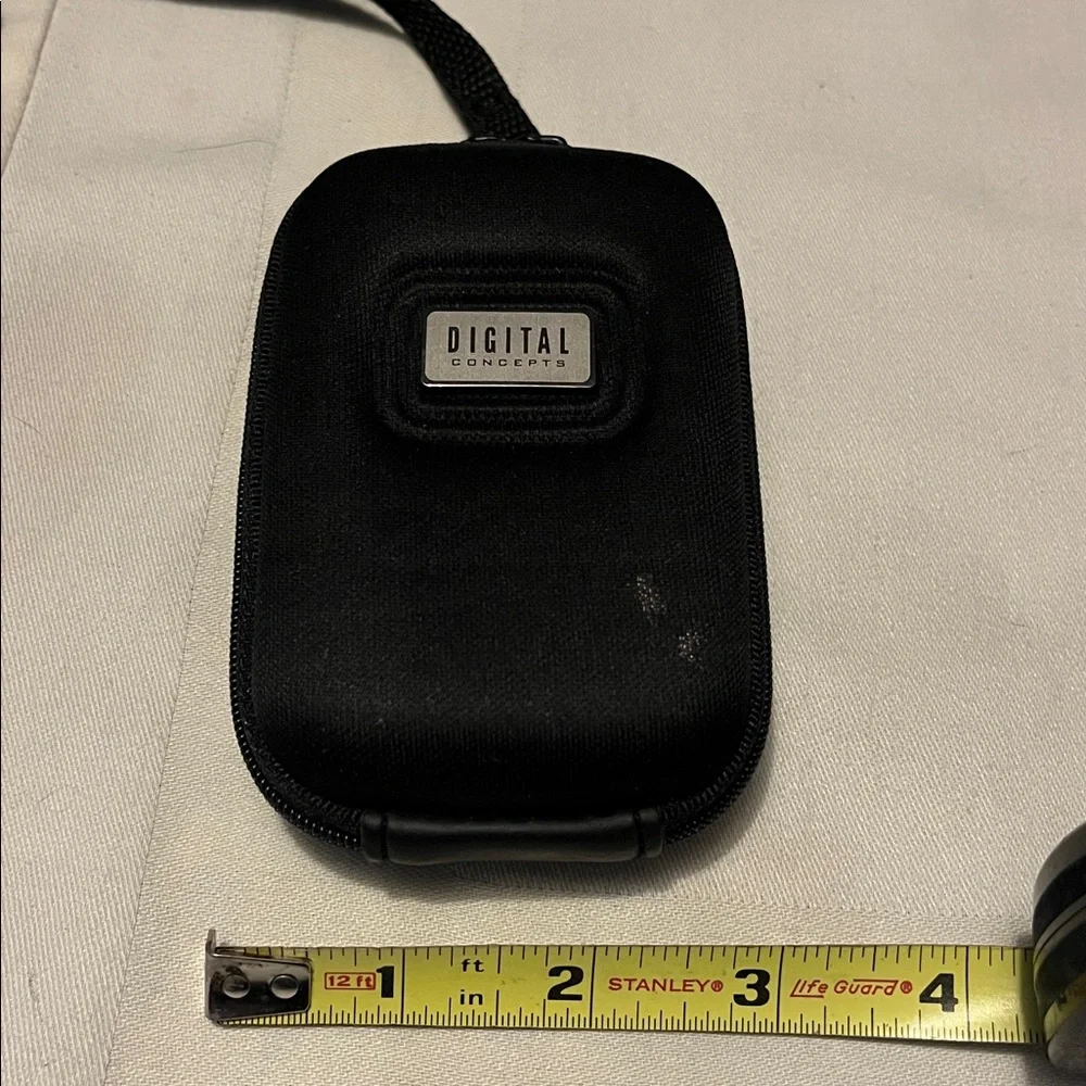 Black Digital Camera Case with Strap